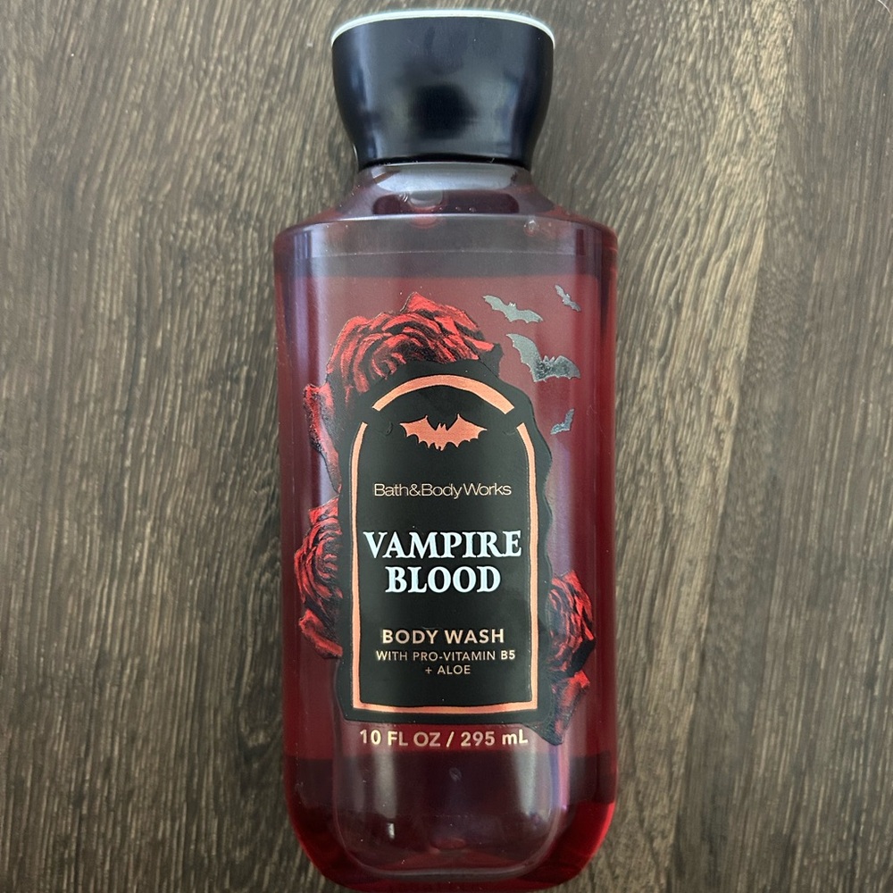 Bath & Body Works Vampire Blood Body Wash - Deep Red